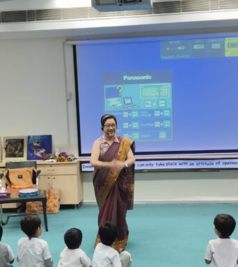 Storytelling sessions at Matrikiran School, Gurgaon