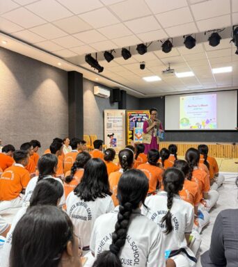 Author talk at Sucheta Kriplani School, Gurgaon