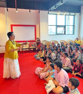 Workshop on Storytelling and Communication Skills at The Kunj